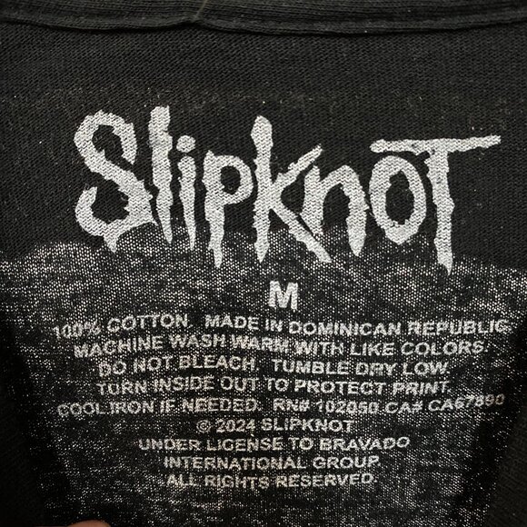 Slipknot Heavy Metal Band Self-Titled Album Cover Art T-Shirt Medium - Picture 4 of 4